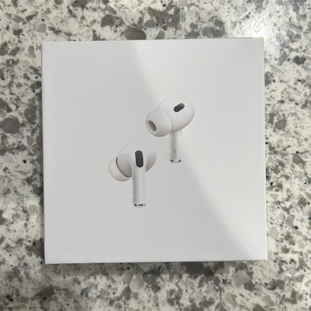 Apple White Earbud Headphones with Stem Design